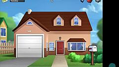 In summertime saga episode 55, the party starts with college students and milfs roleplaying