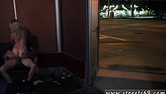 Cute Tiny Teen Valerie White Performs Extreme Outdoor Double Blowjob With Domination And Bondage Elements.