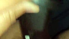 Esposa Brincando Wildly with Huge Dildo at Home