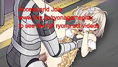 Cute girl gets fucked by soldiers in 2021 hentai game!