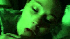 My wife sucks my dick with big tits bouncing