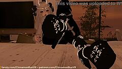 foot slave gets reward in vrchat domination 😏