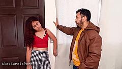 es viernes y la vecina latina no sabe que le toca un QUICKIE BENT OVER