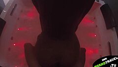 Hot Asian Brunette With Natural Tits Fucks Big Cock Hard In Jacuzzi