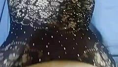 Hey, watch Danielita in black mesh getting bent over in style!