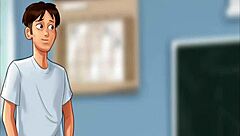 Desperate to Fuck Roxxe in Locker Room Summertime Saga