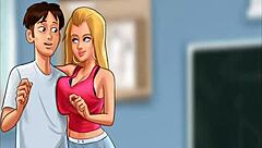 Desperate to Fuck Roxxe in Locker Room Summertime Saga