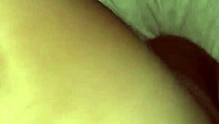 white girl with amazing ass rides dick reverse cowgirl then gets fucked bareback from behind before huge cumshot on perfect ass