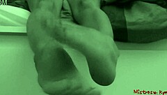 Intense POV of Perfect Feet and Soles on Ground