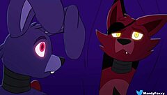 yo, foxy and bonnie getting wild with some huge cock action in steamy gay fun!