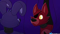 yo, foxy and bonnie getting wild with some huge cock action in steamy gay fun!