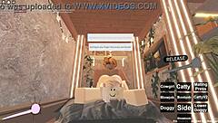 Exploring Roblox Content with a Cute Blonde in Focus