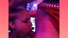 hot blond enjoying a casual day with friends