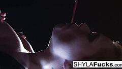 Sexy Shyla Stylez Shows Off Fetish Smoking Skills!