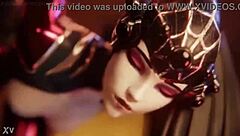 Hot Sexy Widowmaker X Raven Compilation with Big Cock!