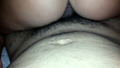 Is my pretty teen babe's tight pussy riding my dick hard?