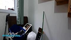 Mature babe rides cock in her ass for a creampie.