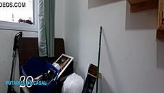 Mature babe rides cock in her ass for a creampie.