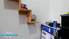 Mature babe rides cock in her ass for a creampie.