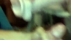 Shannon squirting all over the chair with her favorite toy at home.