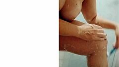 Latina in lingerie rides big cock cowgirl style with cute fake tits