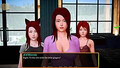 in my new family 551, exploring the game world with family