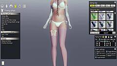 3d hentai solo sex with sexy anime cartoon girl.