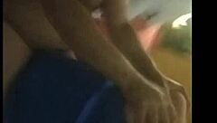 Enjoying time with my wife