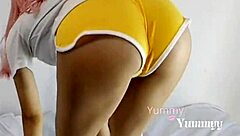 classmate helps with physical education exercises properly