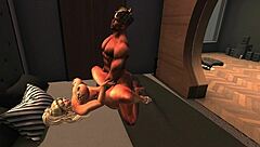 随机黑白配肛交猛干熟女豹妇！