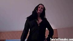 Femdom Babe Forces Rough BDSM Outfit On POV Submissive