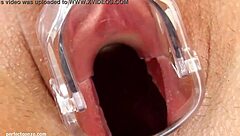 Sabina Blue Fingers Herself Alone In Pink Presents