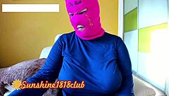 Royal Blue Skimaskgirl Busty Webcam Model Rocks October 21st Show