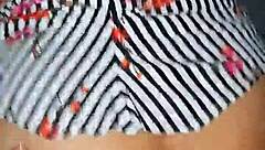 latina secretary pretends not to feel my cock at the party but wants it