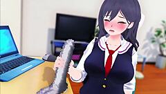 intense outdoor anime hentai sex with toys explodes in fantia part 3