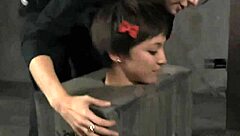 angel feels the lusty torment of a facial cumshot