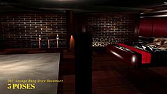 I-Imvu black market room 061 grunge bang brick basement group