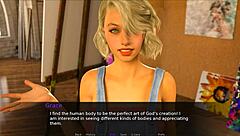 Emotional nudist encounter with Lena on beach