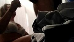 Amateur blonde gives intense blowjob