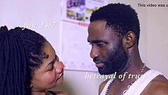 Horny African Actress Groping And Bent Over In Doggystyle Sex