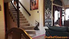 having hardcore fun with stepdaughter in freaky world