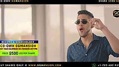 Two very wet blondes lying down at ggmansion