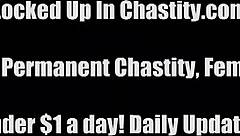 Carmen Valentina Locks Him in Chastity Humiliation