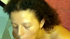 Teen 18+ amateur demands cumshot on her face in casual blowjob