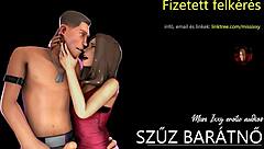 Hey, listen to this Hungarian babe's erotic jerk off instructions in the bar?