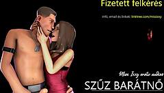 Hey, listen to this Hungarian babe's erotic jerk off instructions in the bar?