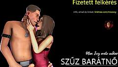 Hey, listen to this Hungarian babe's erotic jerk off instructions in the bar?