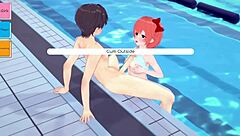 in doki doki literature club, the girls give footjobs and more