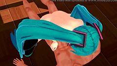 Hatsune Miku gets wild in anime sex!