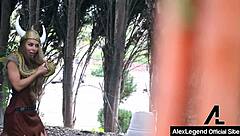 그냥 Minotaur Alex Legend가 Viking Nicole Aniston 박는 거 보면서 쉴게